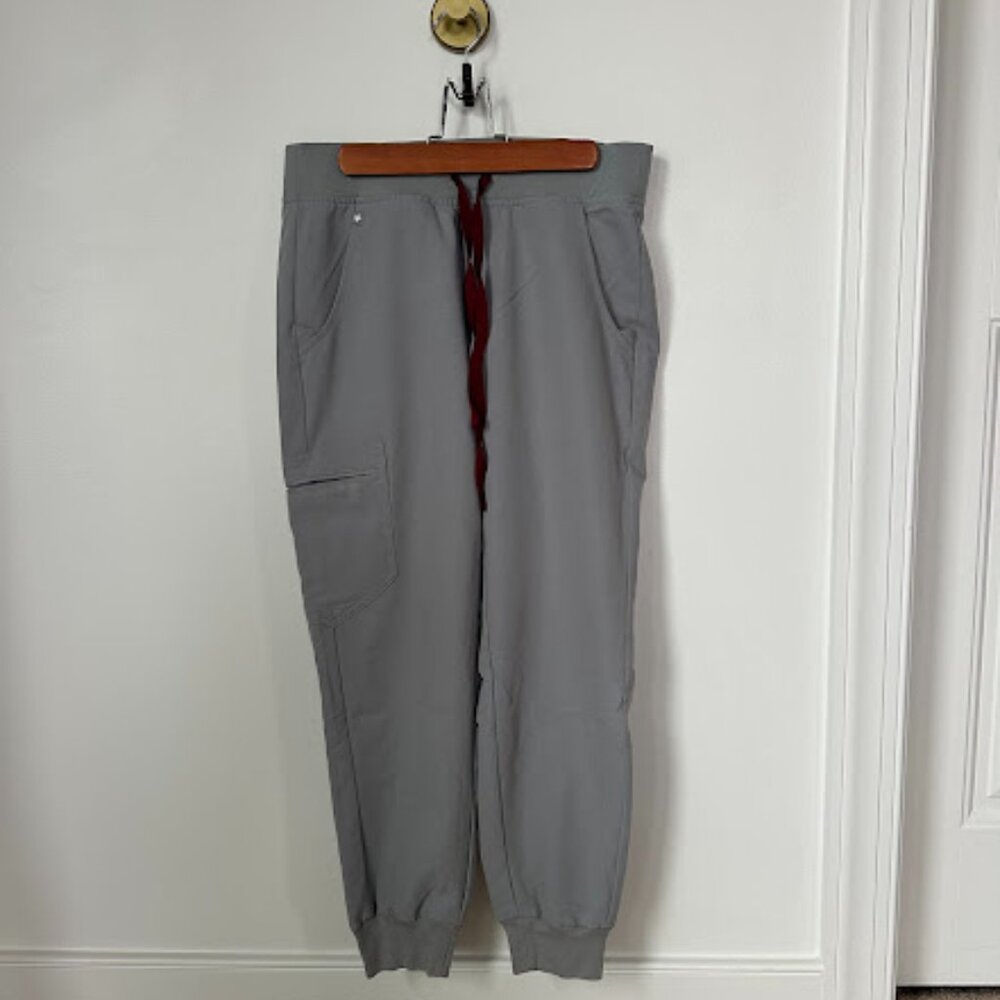 Figs Zamora Jogger Scrub Pant Cement Small Petite